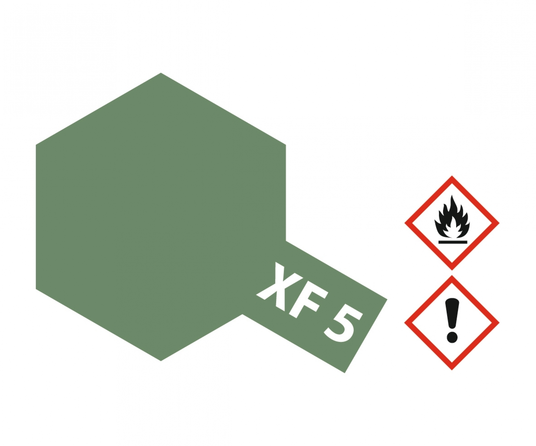 XF5 Potje Green flat 23ml Tamiya