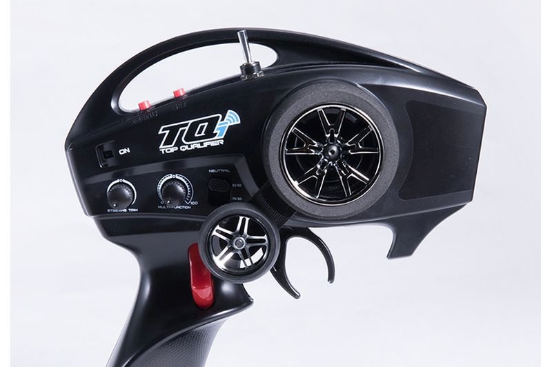 GPM TQi Transmitter Extended Steering Wheel for TRX-4 Black Roadtech Accesoires