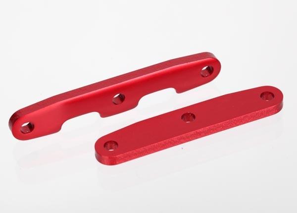 Traxxas Bulkhead tie bars front & rear aluminum red-anodized)