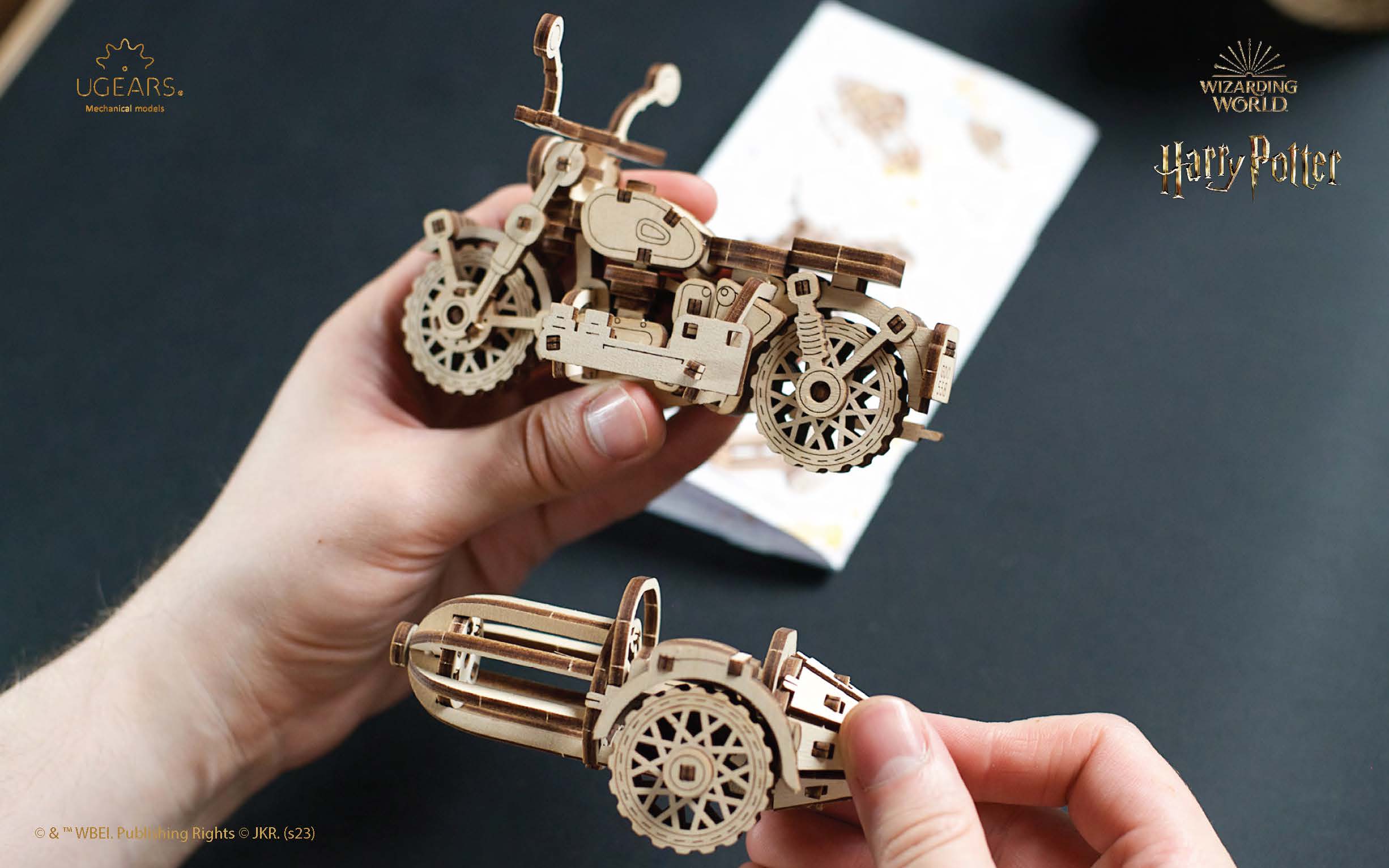 U-Gears Hagrid's Flying Motorbike™ mechanisch houten bouwpakket