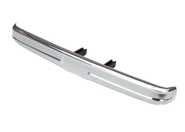 Traxxas Bumper front (chrome)/ bumper mount/ 3x10 BCS (2)