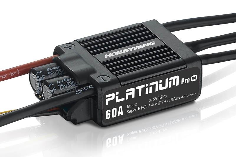 Hobbywing Platinum Pro 60A ESC V4 2-6s 7A BEC