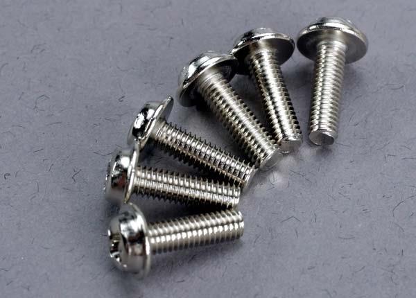 Traxxas Screws 3x10mm washerhead machine (6)