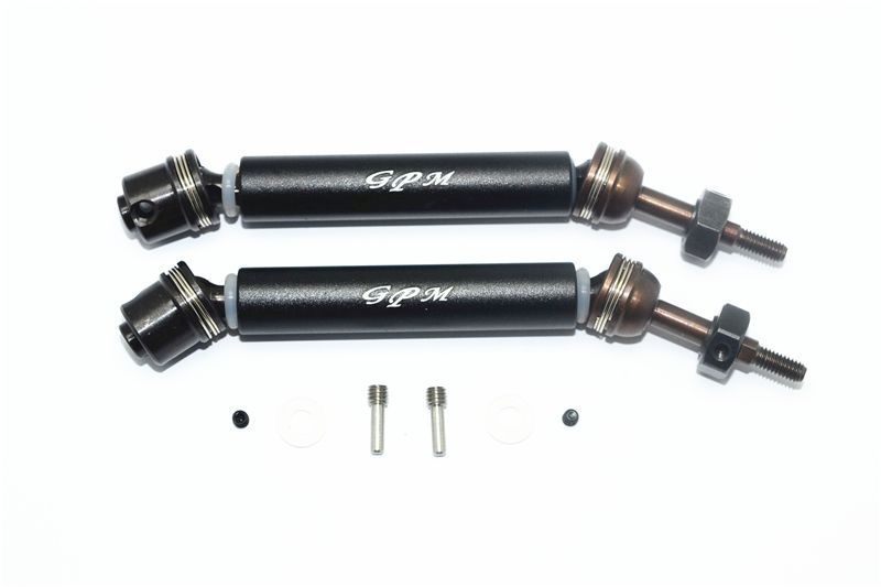 GPM Harden Steel #45 Rear Axle with Alloy Body Black (2)