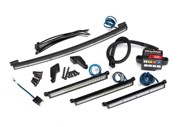 Traxxas LED light set complete Desert Racer (includes headlights tail lights roof light bar, and high-voltage power amplifier)