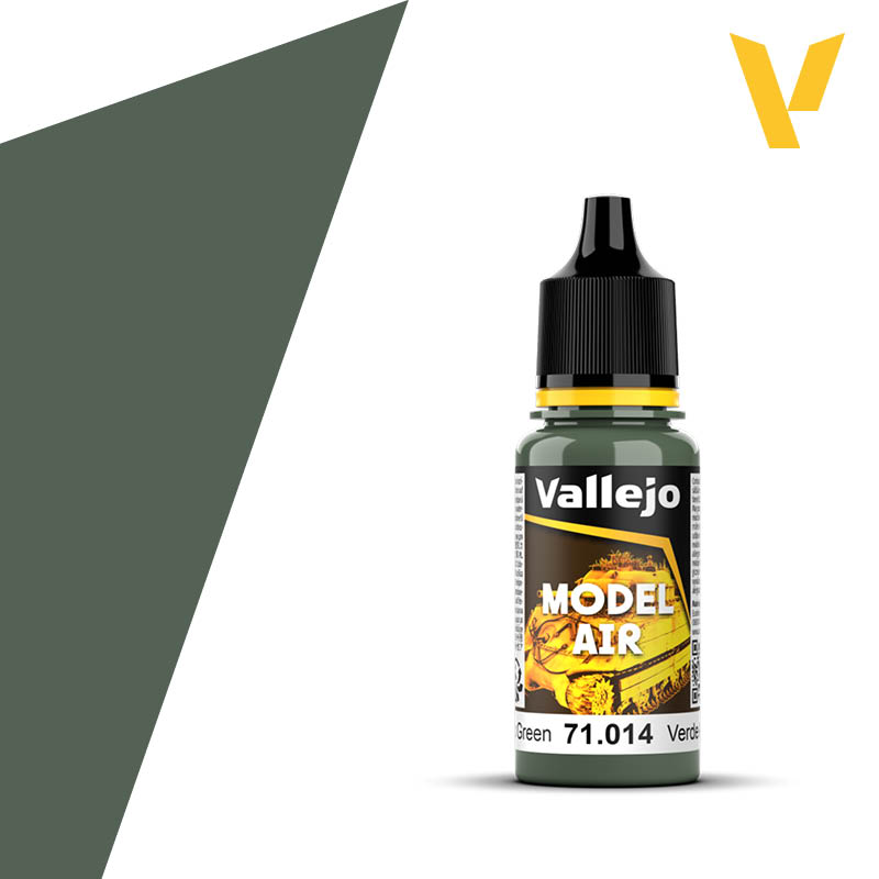 71014 Vallejo Gunship Green Model Air 18ml