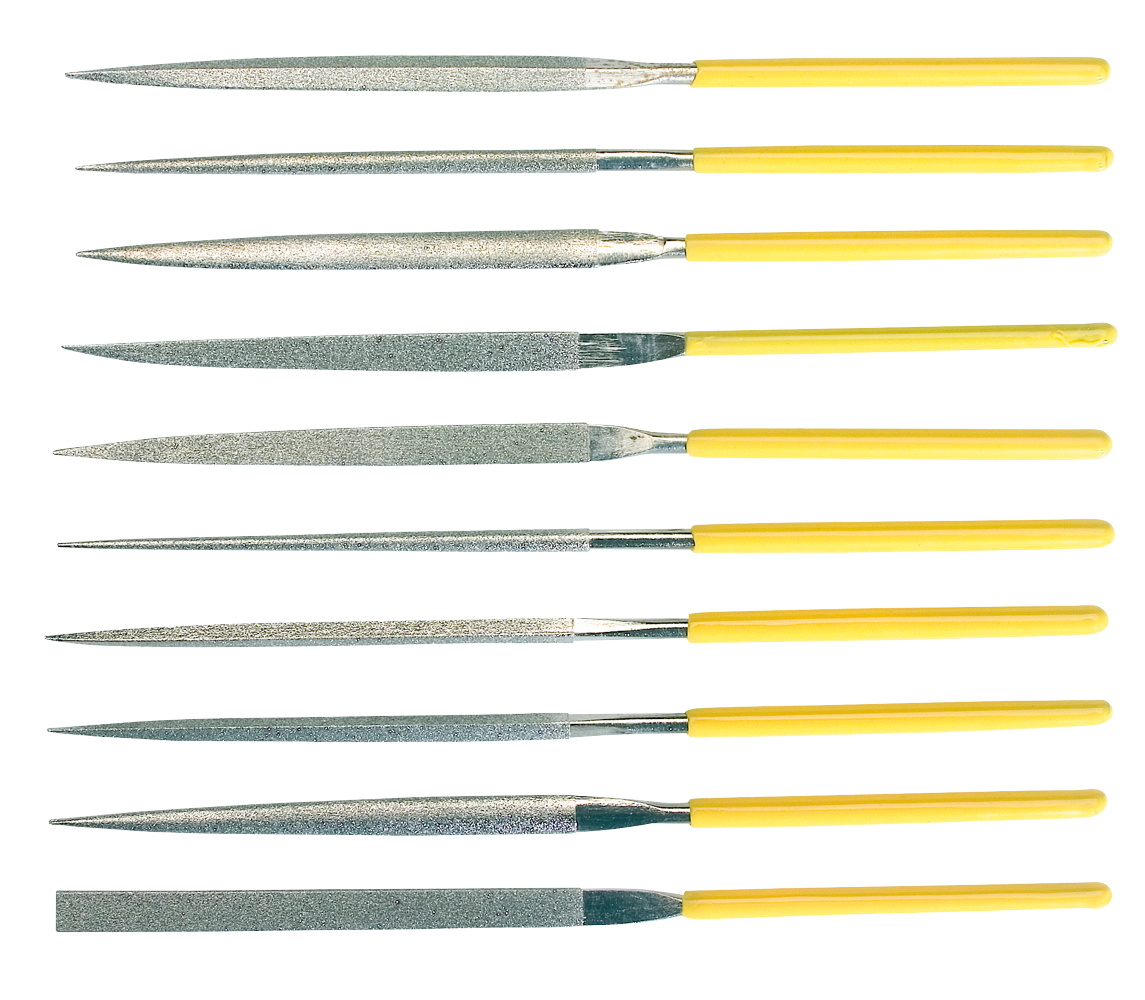 Pebaro 10-Delige Diamant Vijlenset