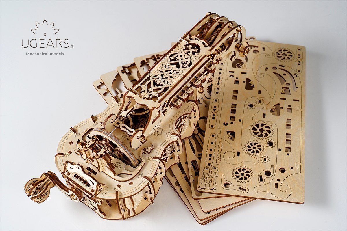 U-Gears Hurdy-Gurdy mechanisch houten bouwpakket