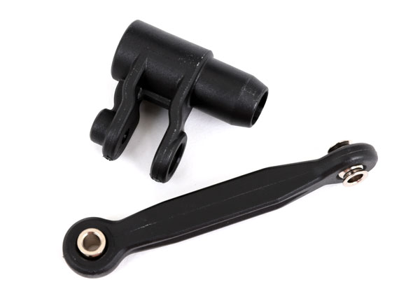 Traxxas  Servo horn, steering/ linkage, steering (48mm, assembled with pivot balls) XRT™