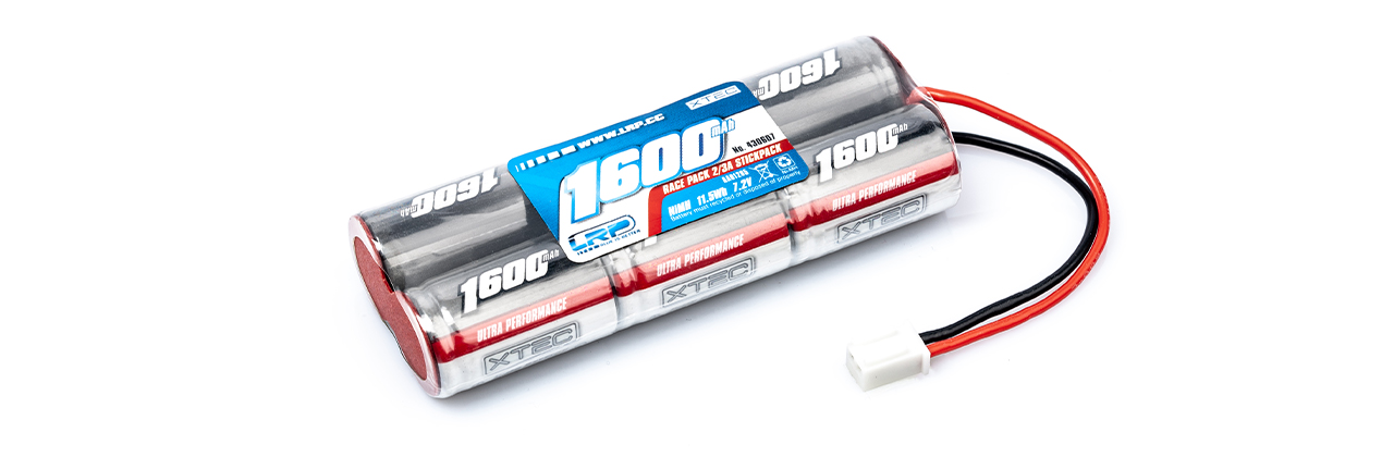 LRP XTEC Race Pack Stick 2/3A NiMH Micro 7.2 Volt 1600mAh