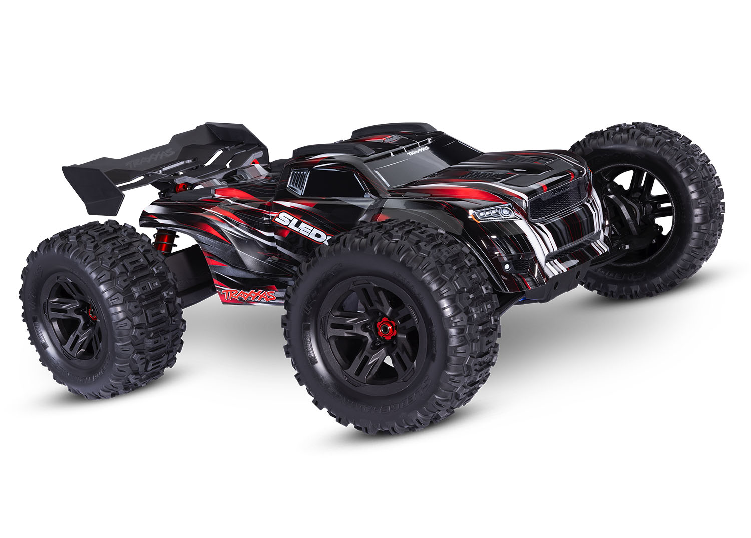 Traxxas Sledge V2 Belted Brushless 6S Off-Road Truggy 1/8 4WD TSM RTR Red