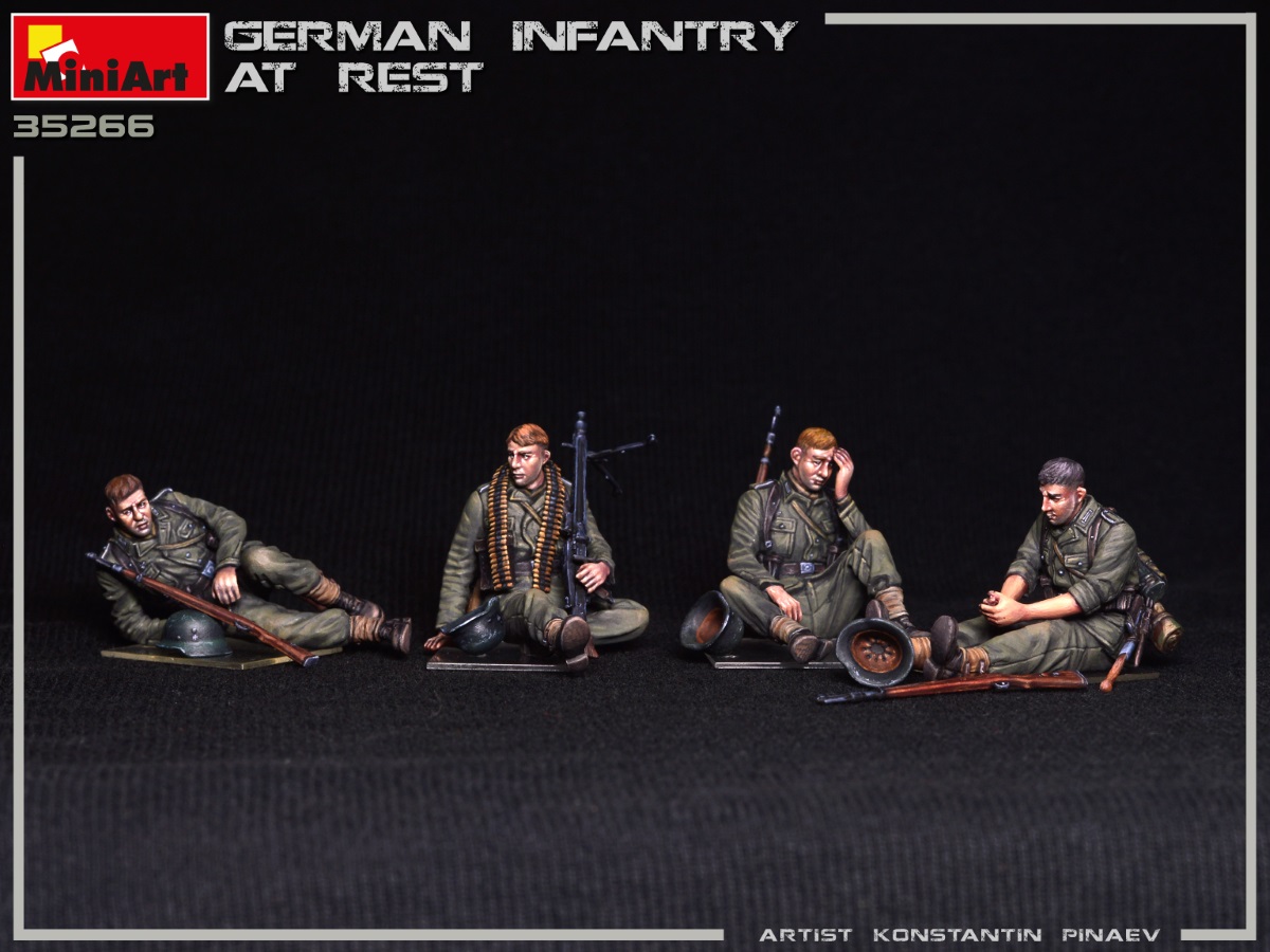 MiniArt German Infantry At Rest 1/35