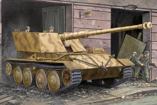 Trumpeter Krupp-Ardelt Waffentrager 88mm PAK-43 1/35