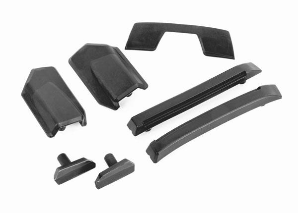Traxxas Body reinforcement set black/ skid pads (roof) (fits #9511 body)
