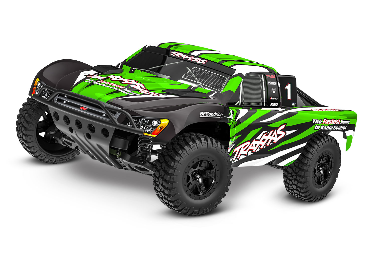 Traxxas Slash 2WD Brushed HD with USB-C Green X 1/10