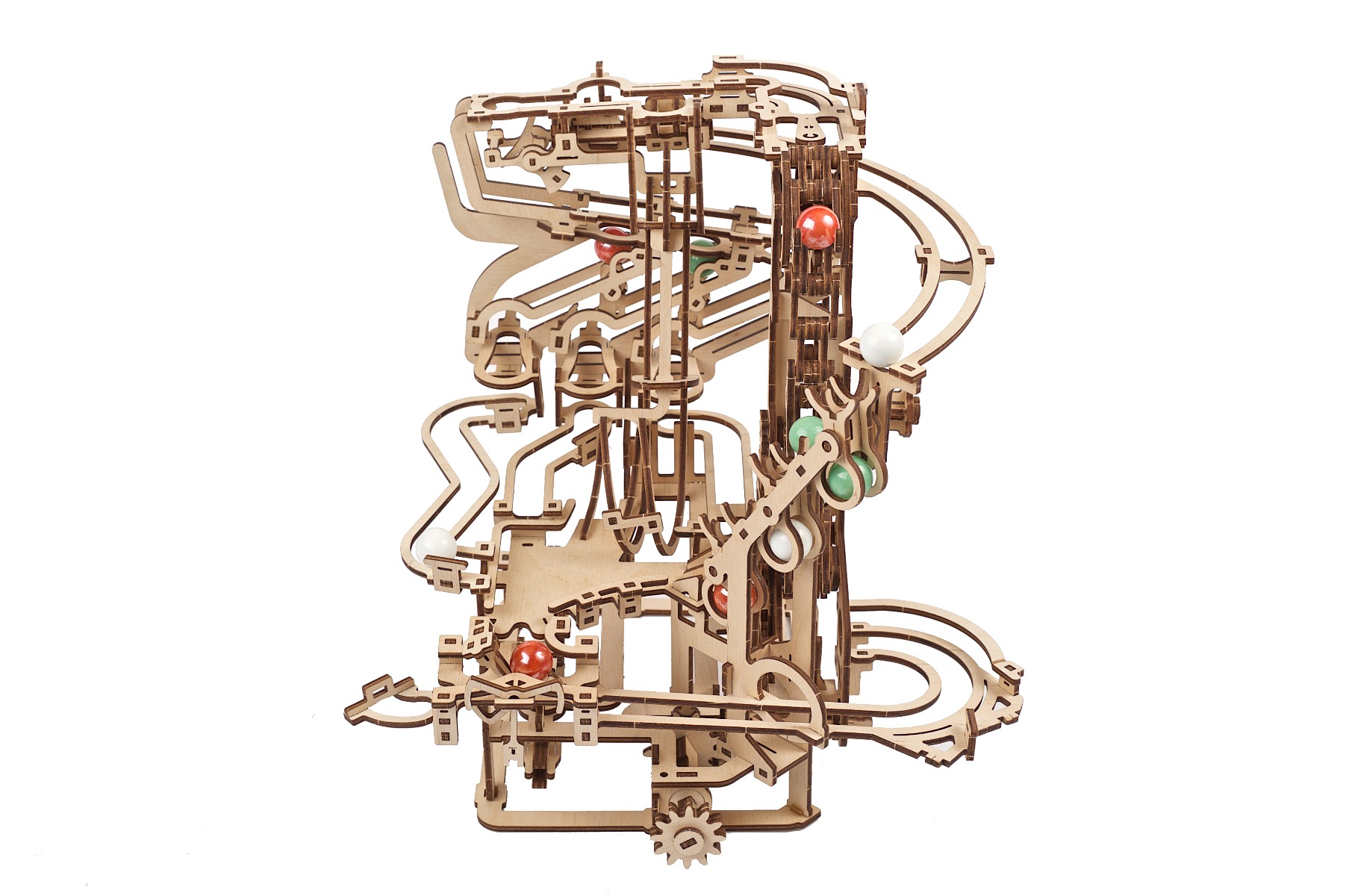 U-Gears Chain Hoist Knikkerbaan mechanisch houten bouwpakket