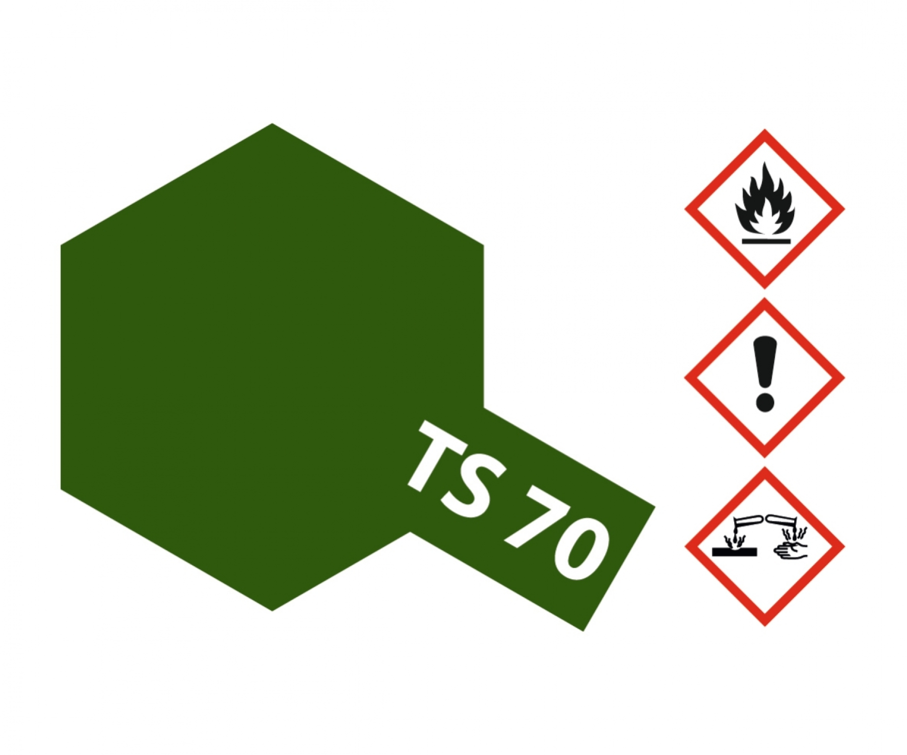 TS70 Spray Olive Drab JGSDF flat 100ml Tamiya