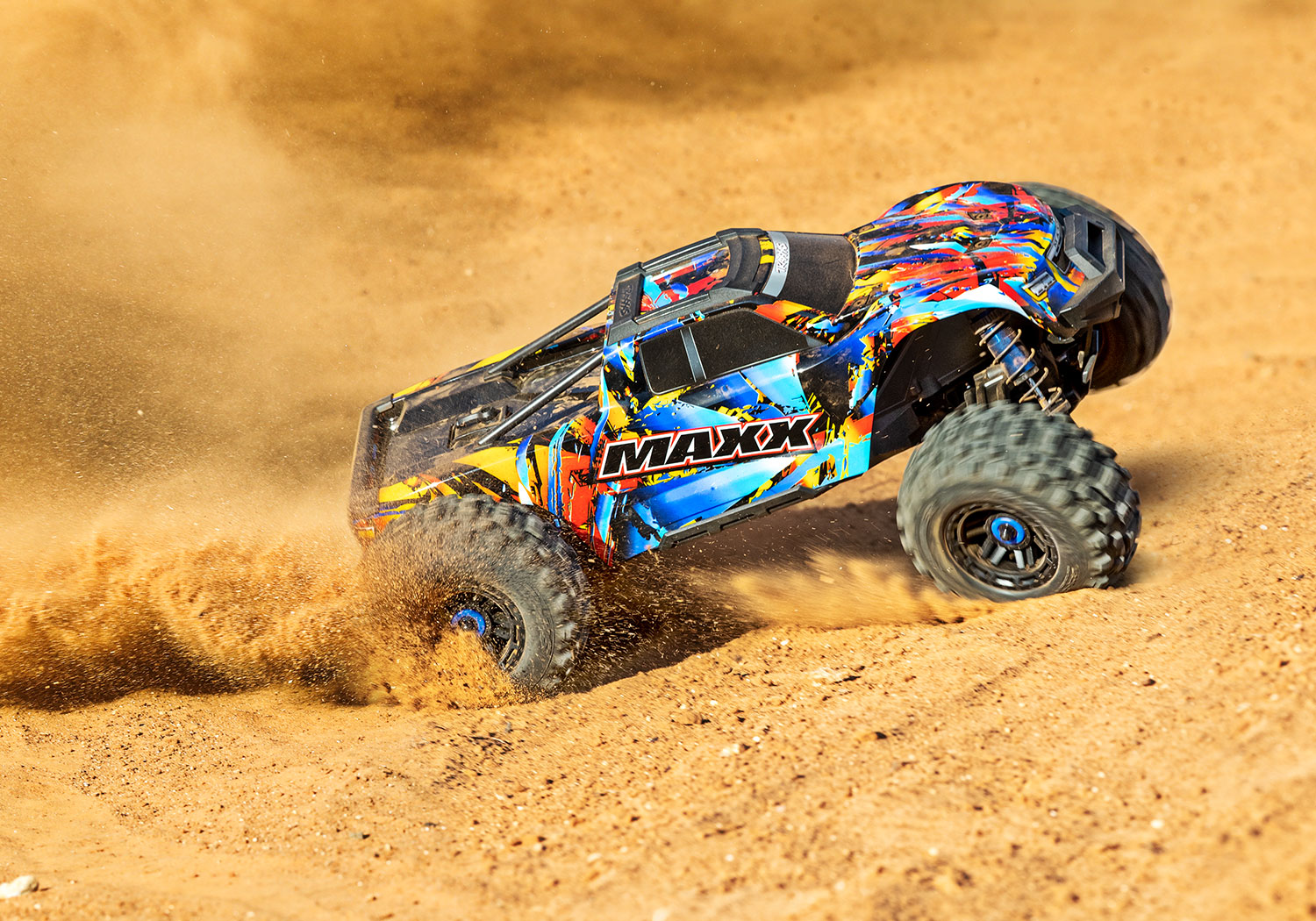 Traxxas Wide Maxx 4WD Brushless Electric Monster Truck VXL-4S TQi 1/8 - Rock & Roll