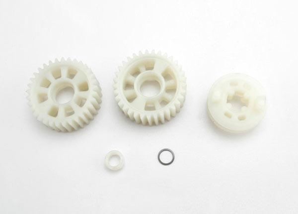 Traxxas Output gears 33T (2)/ drive dog carrier/ output shaft space