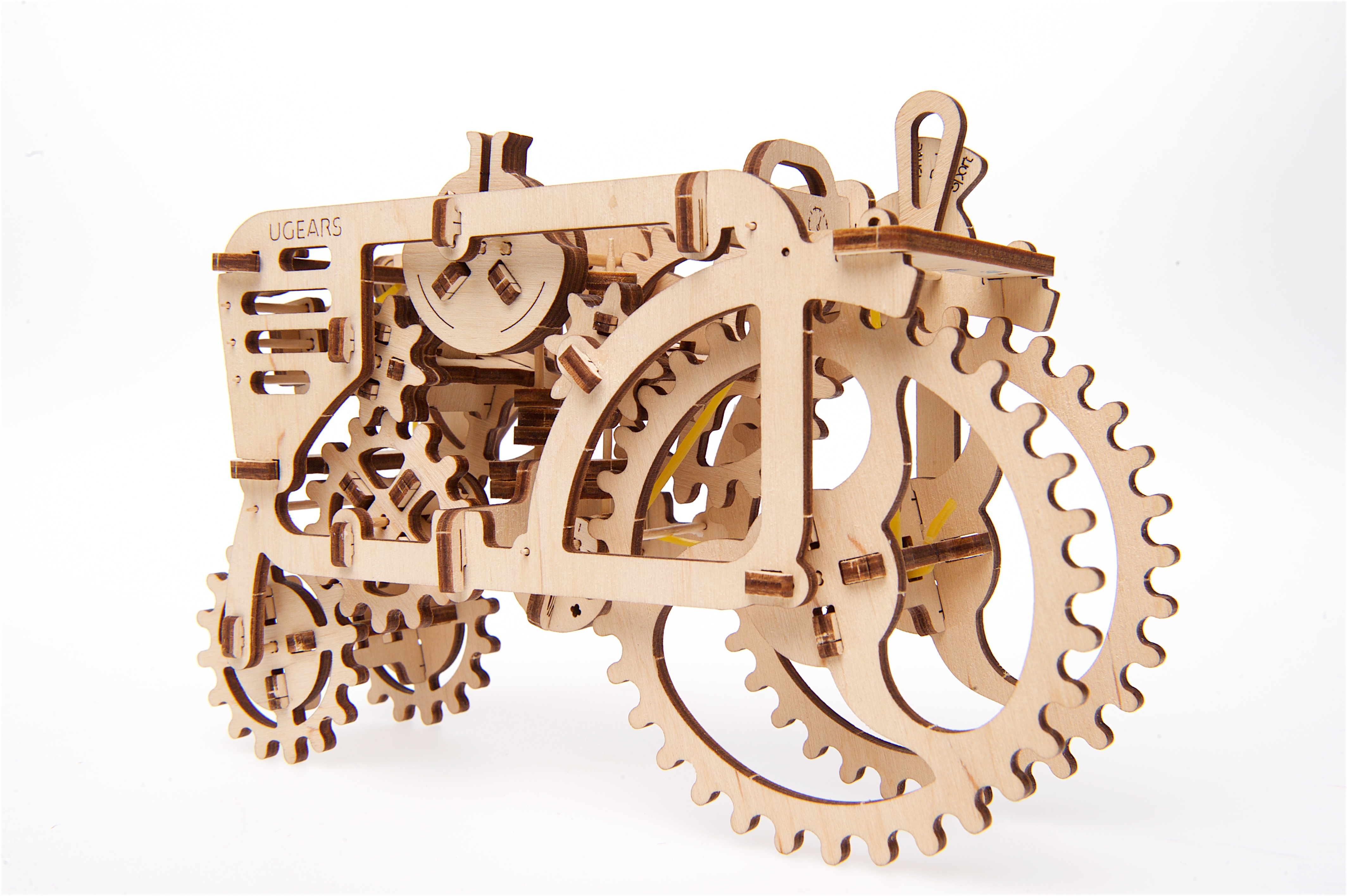 U-Gears Tractor mechanisch houten bouwpakket