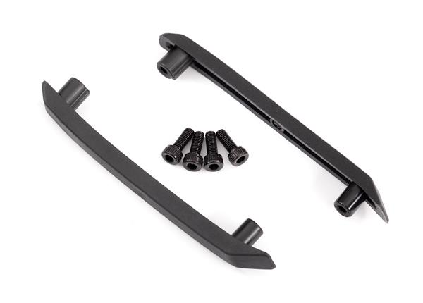 Traxxas Skid plate roof (body) (black) (left & right)/ 3x8mm CS (4)