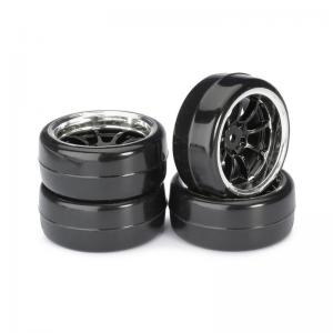 Absima Drift Wheel Set Drift LP 9 Spoke Profile B Black/Chrome 1/10 (4)
