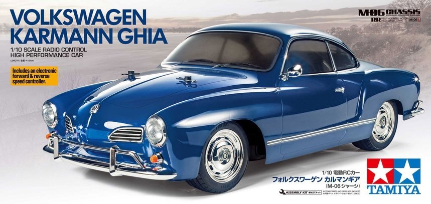 Tamiya Volkswagen Karmann Ghia M-06L Kit 1/10