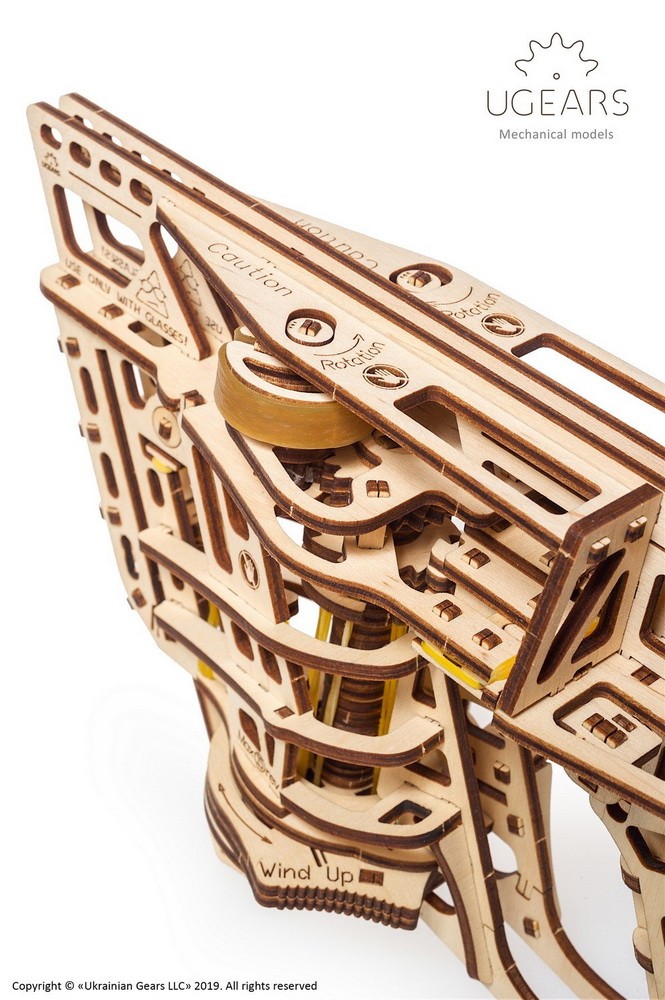 U-Gears Flight Starter mechanisch houten bouwpakket