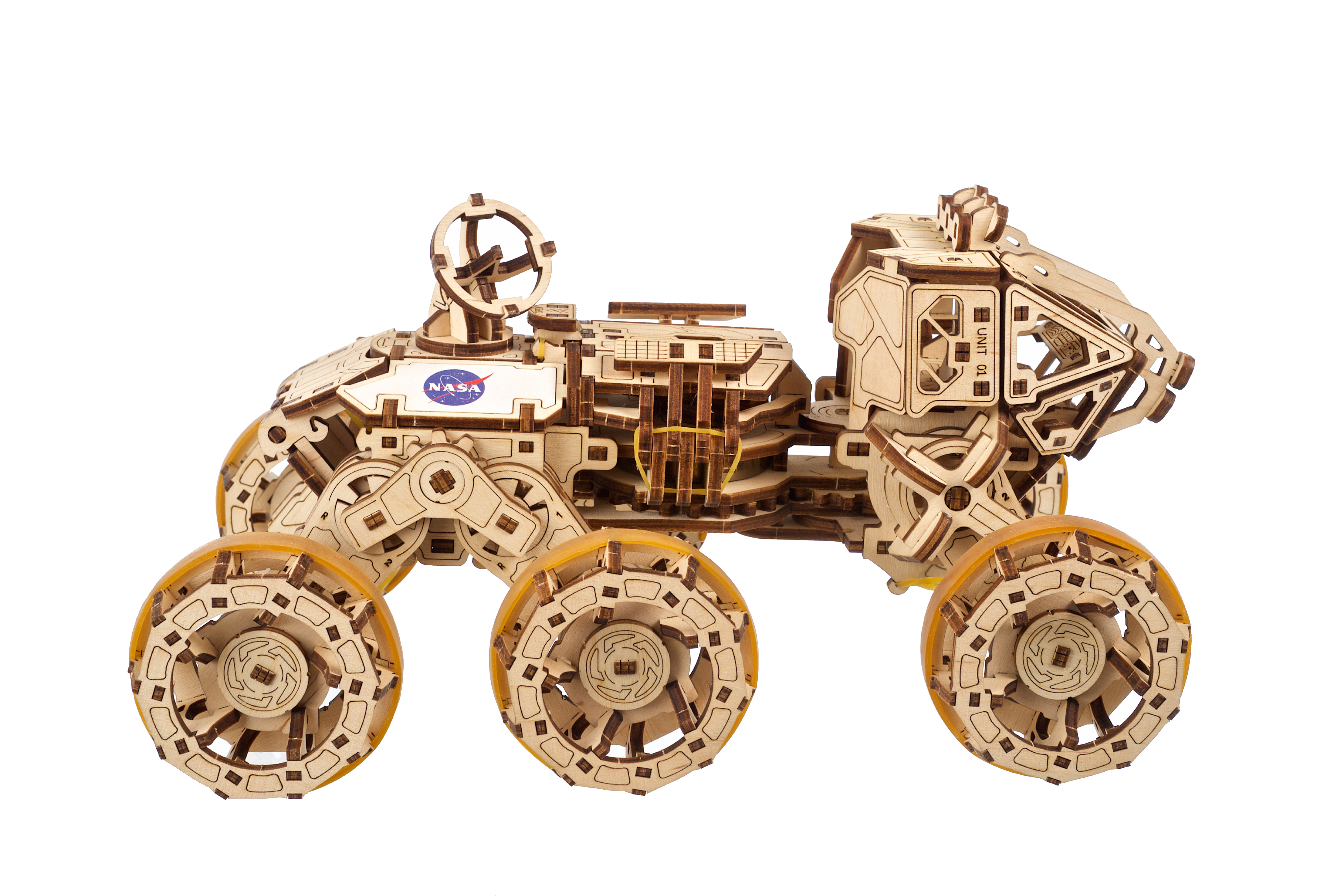 U-Gears Bemande Mars Rover mechanisch houten bouwpakket