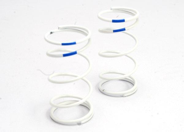 Traxxas Spring shock (white) (GTR) (rear) (1.6 rate blue) (1 pair)