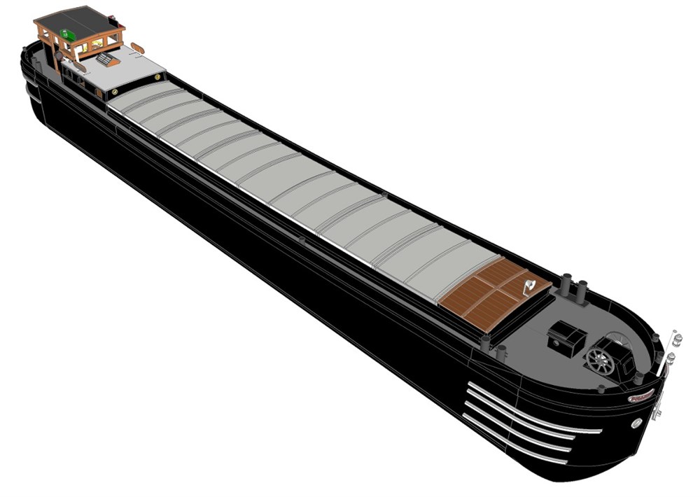 New Cap Maquettes Peniche Picardie Barge 1/40