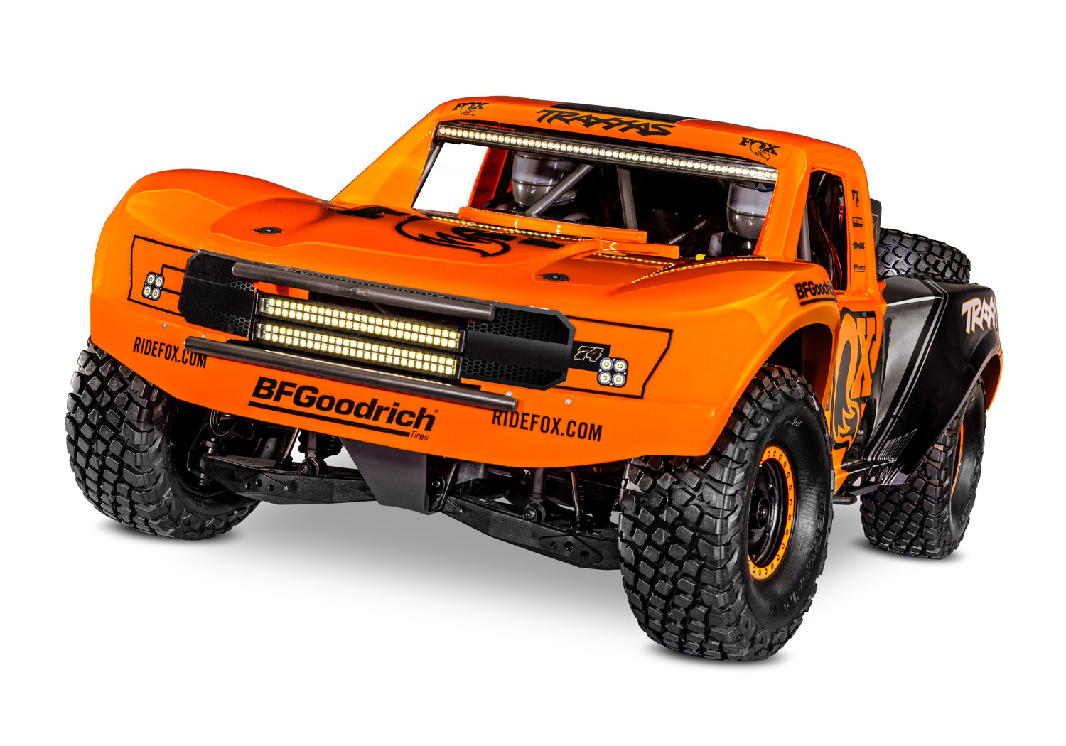 Traxxas Unlimited Desert Racer Pro-Scale 4WD incl. LED TQi VXL-6S FOX 1/8 Orange