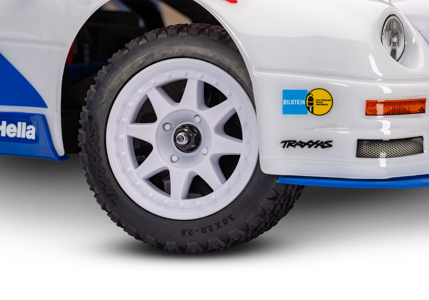Traxxas Mini Rally VXL Ford RS200 incl battery and charger White 1/12