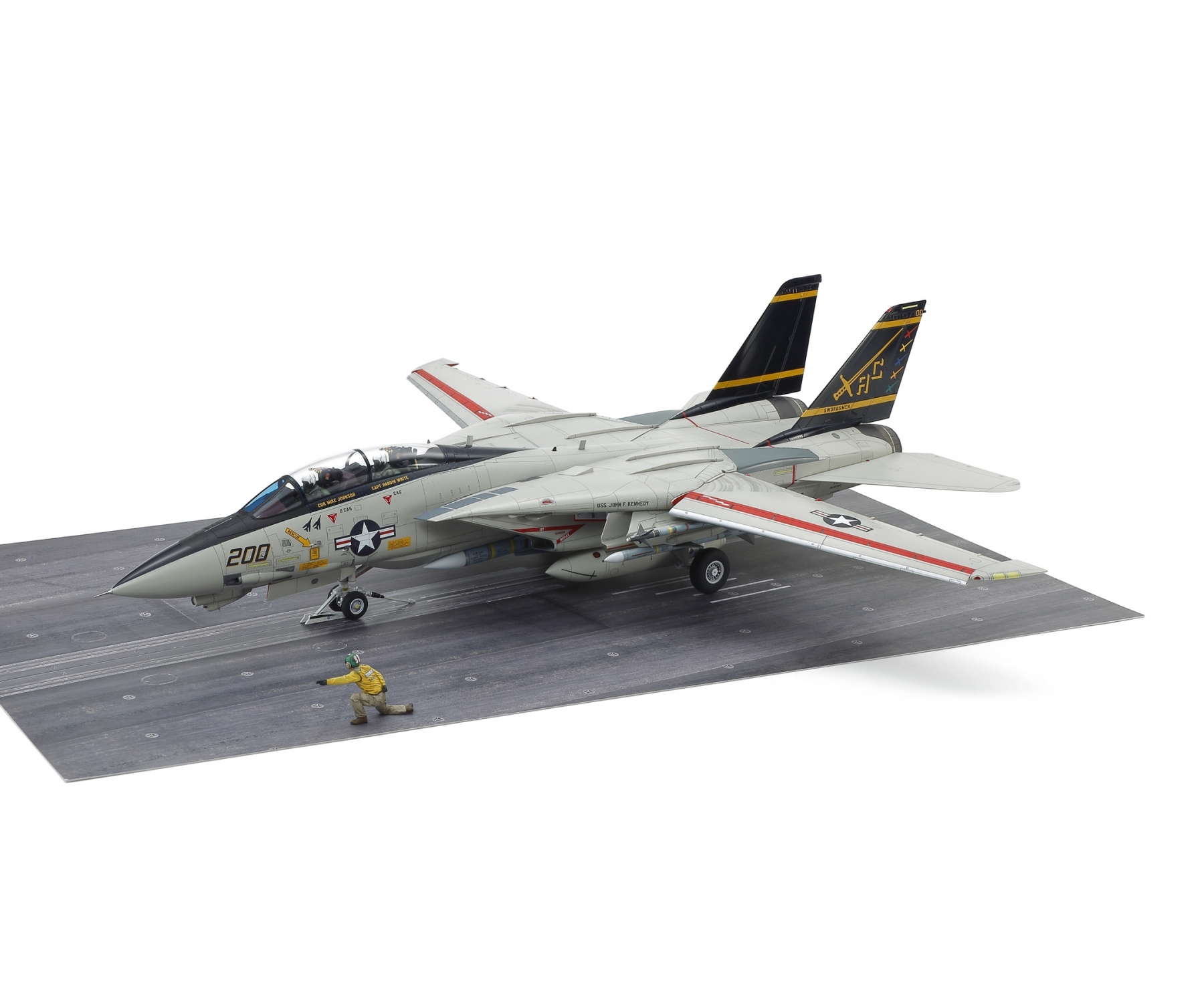 Tamiya Grumman F14A  TOMCAT Late Carrier Launch Set 1/48
