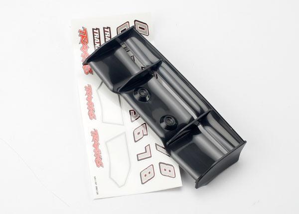 Traxxas Wing 1/16 E-Revo (black)/ decal sheet