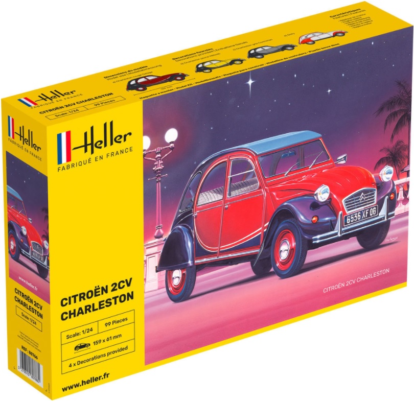 Heller Citroën 2CV Charleston 1/24