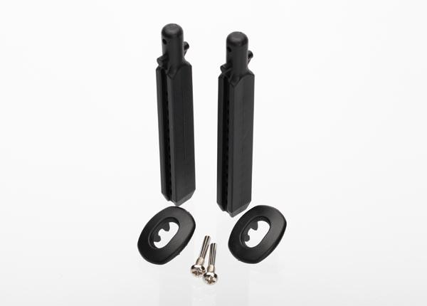 Traxxas Body mount posts (2)/ body post pivot (2)/ screw pins, 2.5x18mm (2)