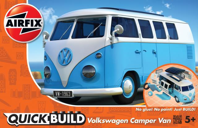 AirFix Quickbuild Volkswagen Camper Van Blue