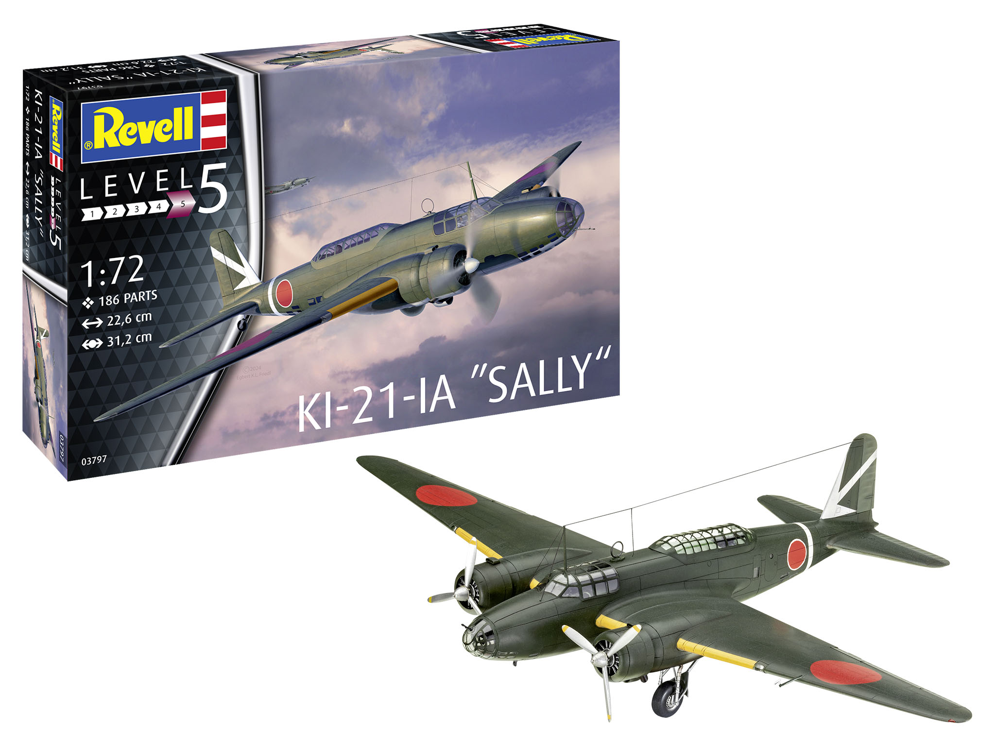 Revell KI-21-lA Sally 1/72