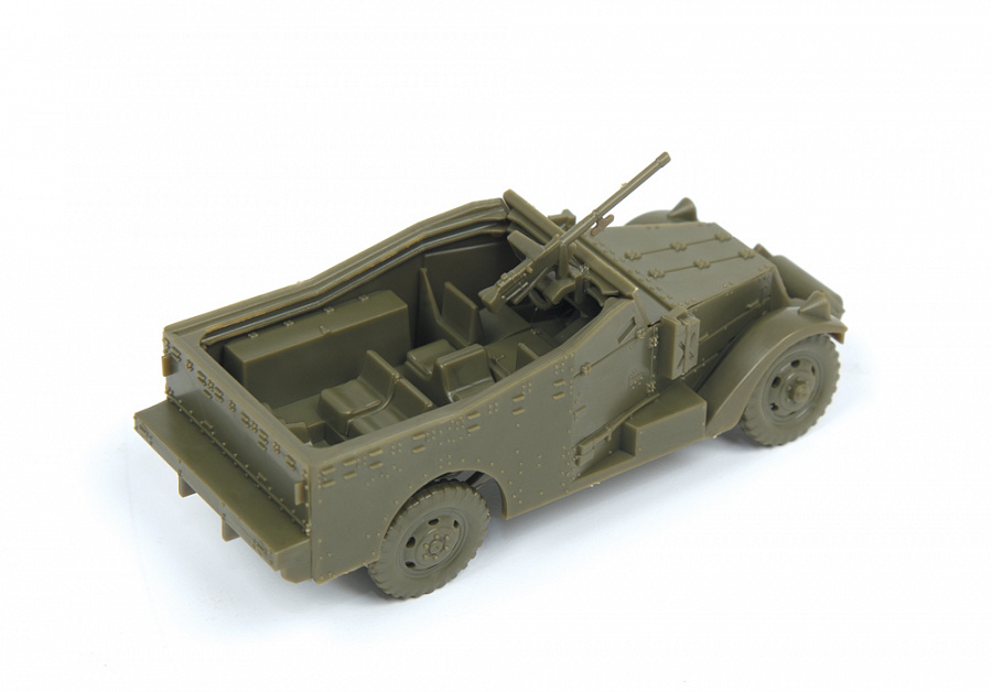 Zvezda Soviet Armored M-3 Scout Car with Machine Gun 1/100