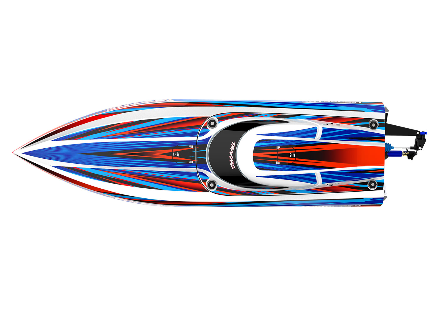 Traxxas Disruptor 4S 40+ MPH High-Performance Boat Blue