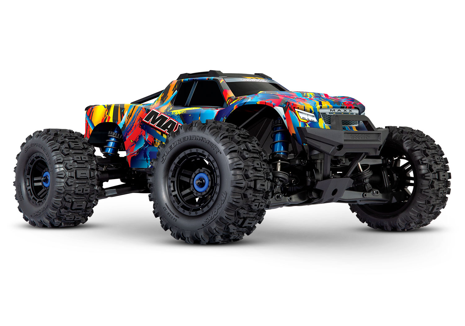 Traxxas Wide Maxx 4WD Brushless Electric Monster Truck VXL-4S TQi 1/8 - Rock & Roll