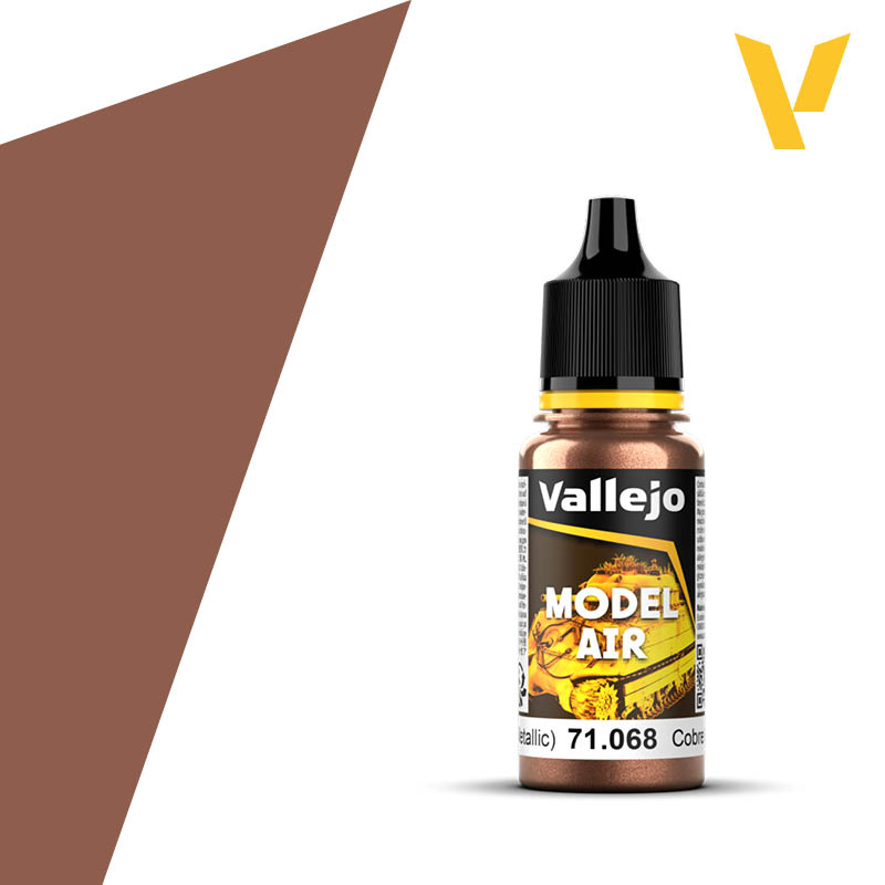 71068 Vallejo Copper Metallic Model Air 18ml