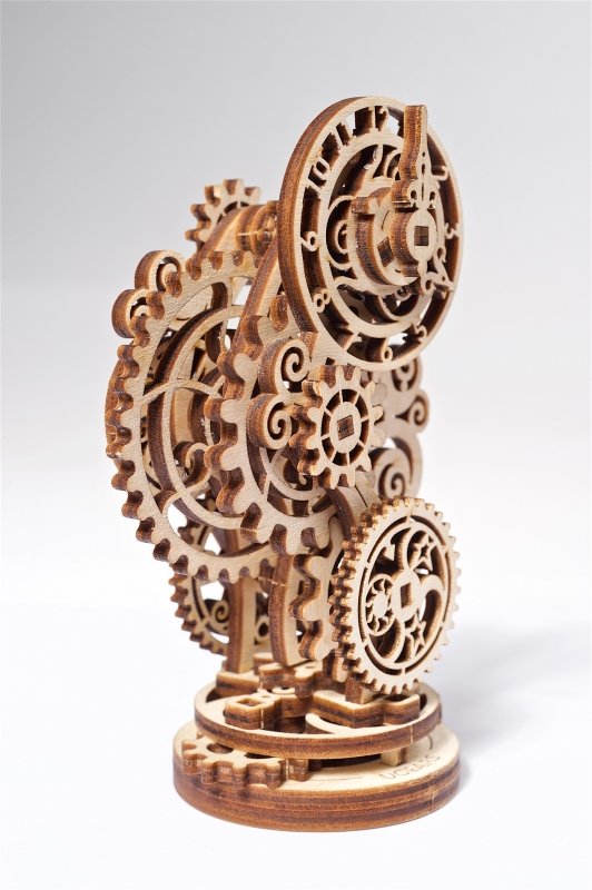U-Gears Steampunk Clock / Klok mechanisch houten bouwpakket
