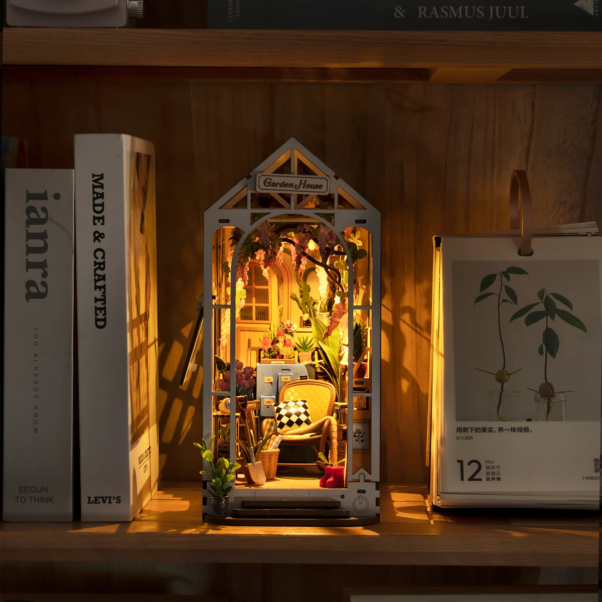 Rolife Book Nook & Wonderland Garden House
