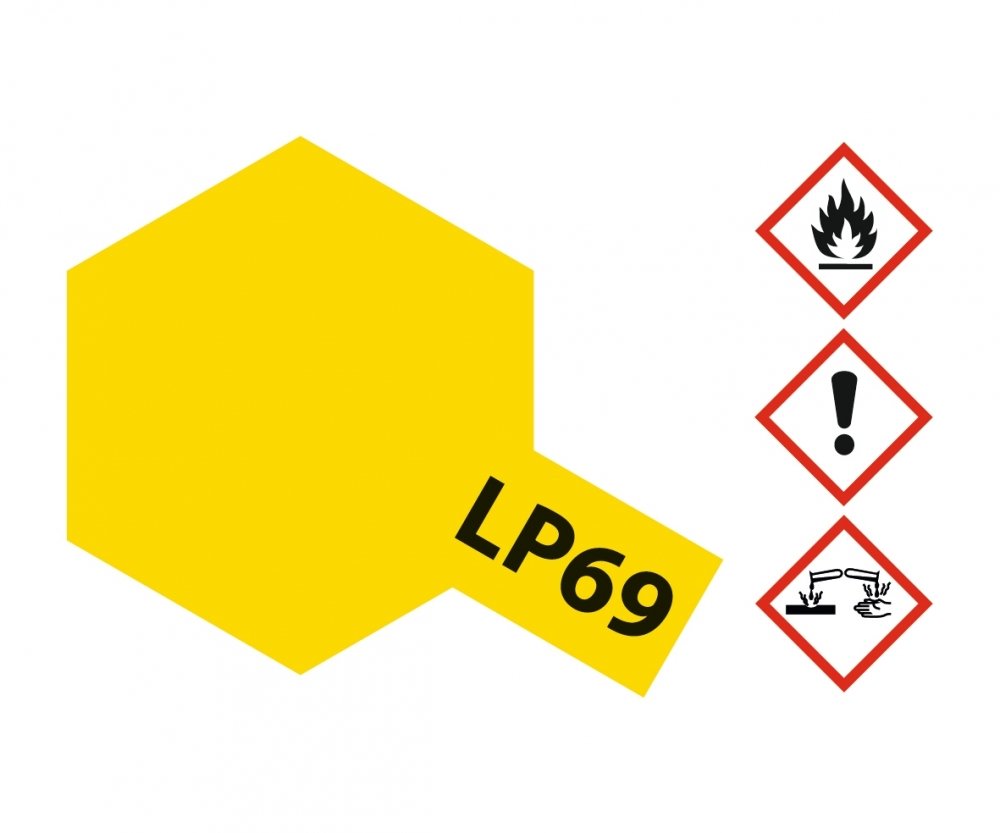 LP69 Potje Clear Yellow brillant 10ml Tamiya