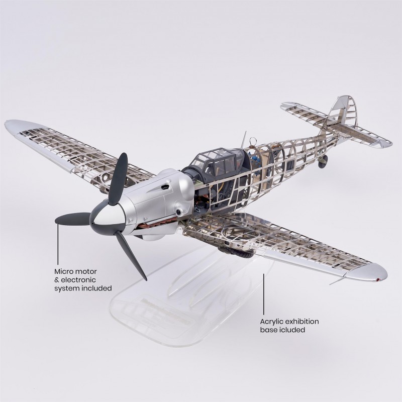 Artesania Latina Metal & Plastic Model: Messerschmitt Bf109G Aircraft 1/16