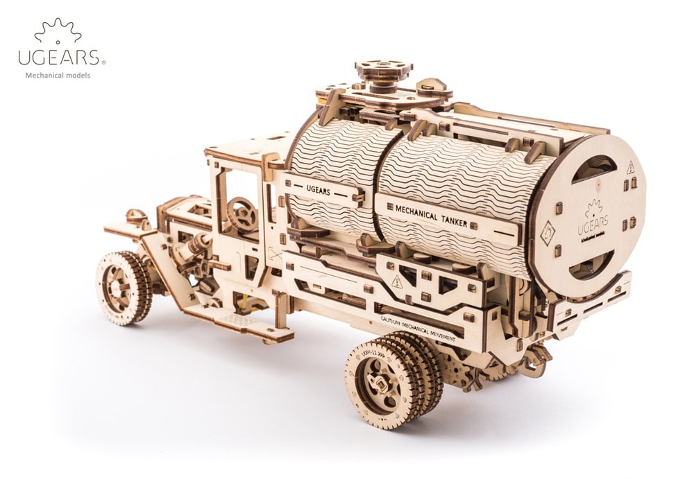 U-Gears Tanker mechanisch houten bouwpakket