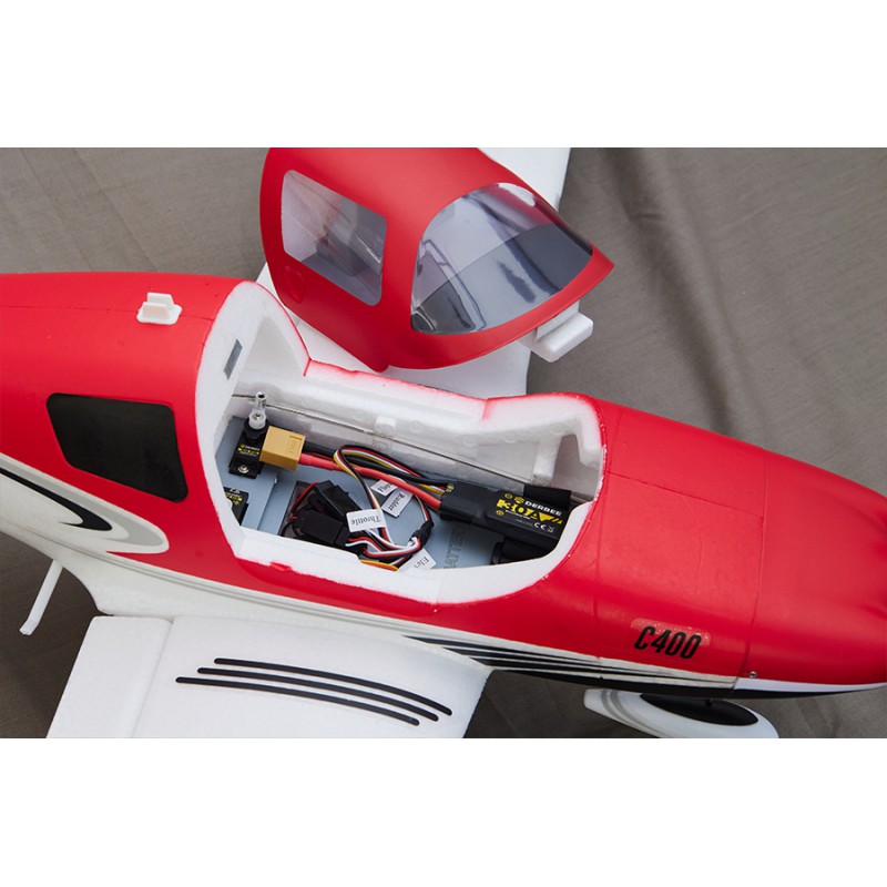 Derbee Low Wing Trainer C400 PNP 1100mm Red