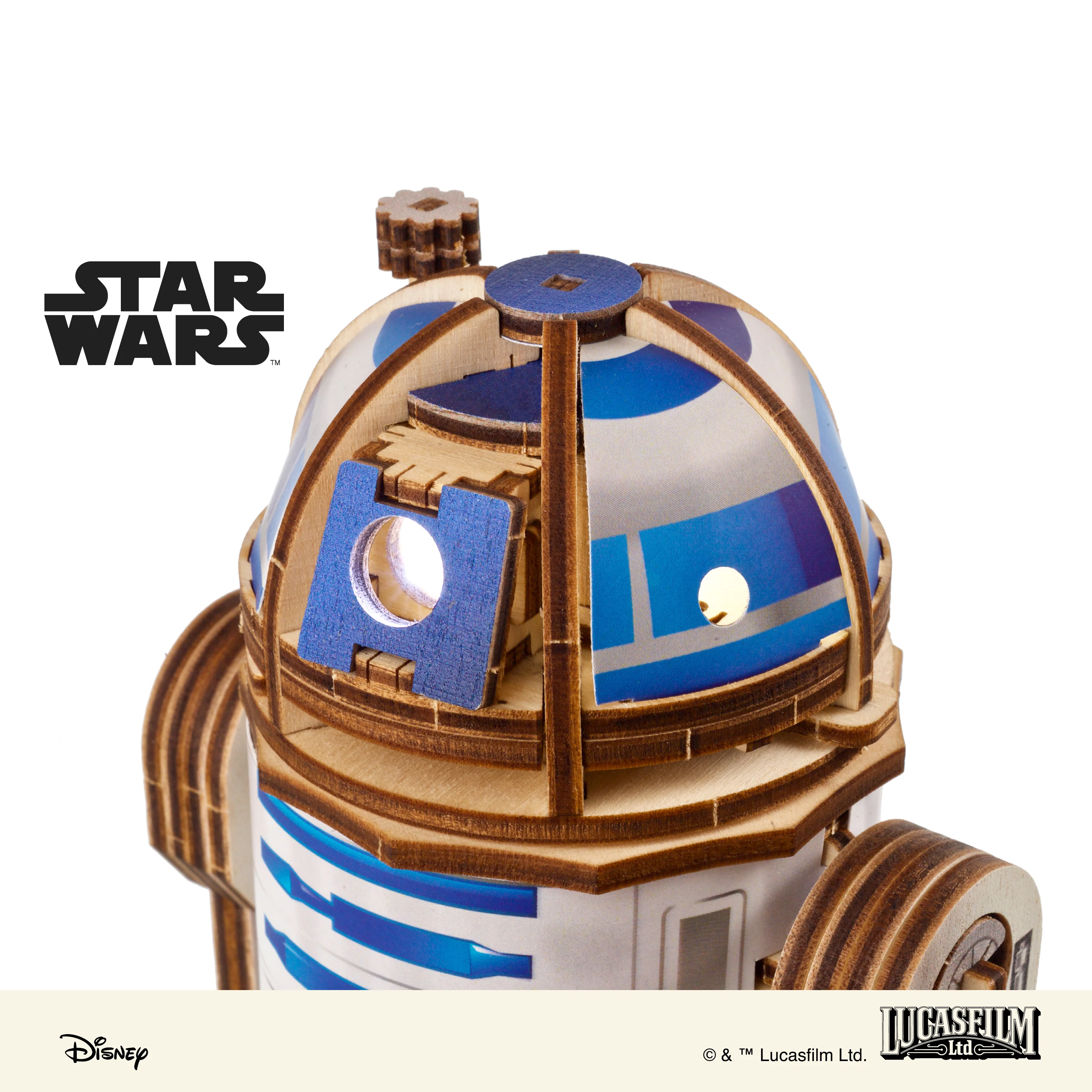 U-Gears R2-D2 Star Wars mechanisch houten bouwpakket